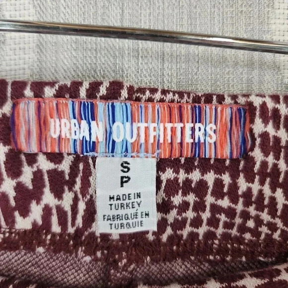 Urban Outfitters High Rise Pattern Flare Leg Sweater Pants Women's S/P - Picture 5 of 8